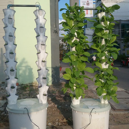 Trụ Thủy Canh Đôi 66 Rọ 2