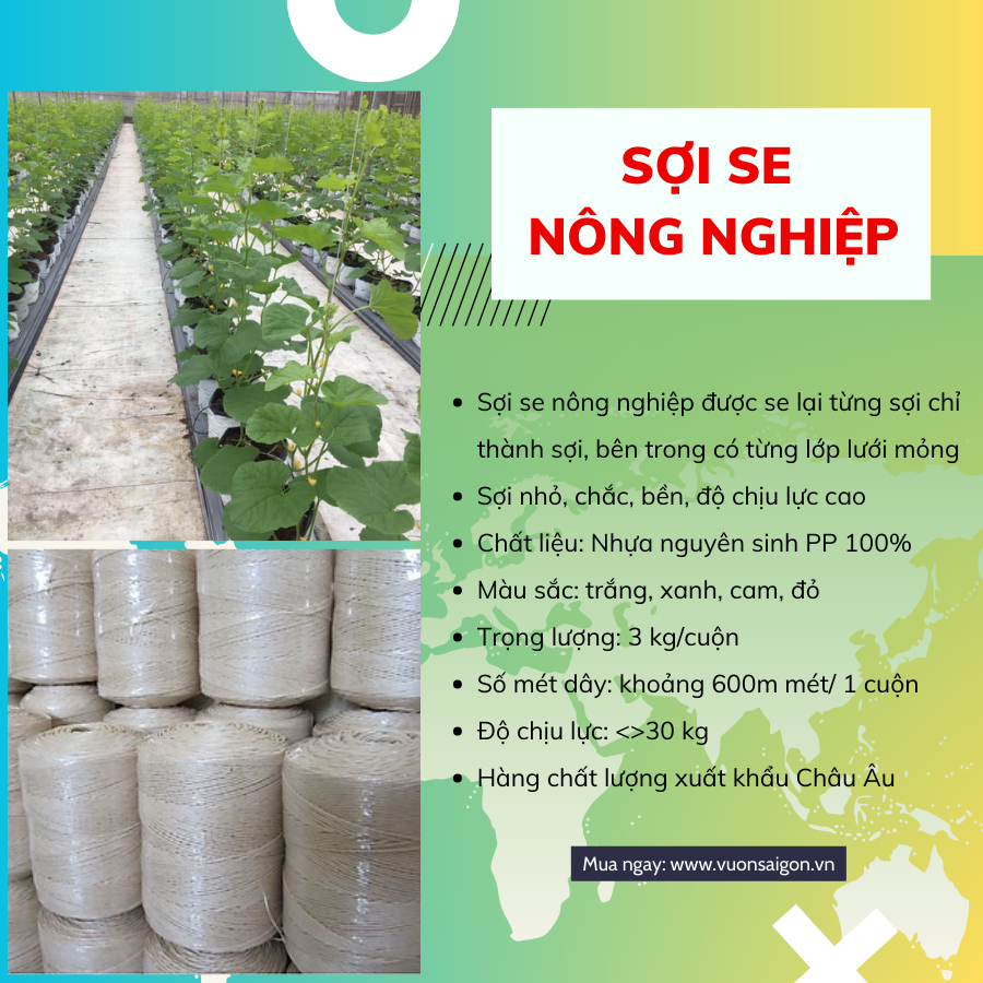 Sợi se nông nghiệp – dây treo 2