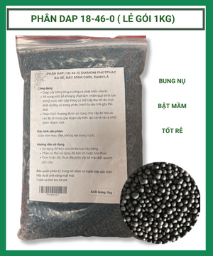 Phân bón Dap 18-46 Vinacam gói 1kg Thích Hợp Với Mọi Loại Cây Trồng