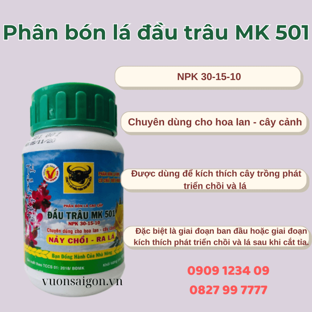 Phân bón lá cao cấp Đầu Trâu MK 501 – 701 – 901 2
