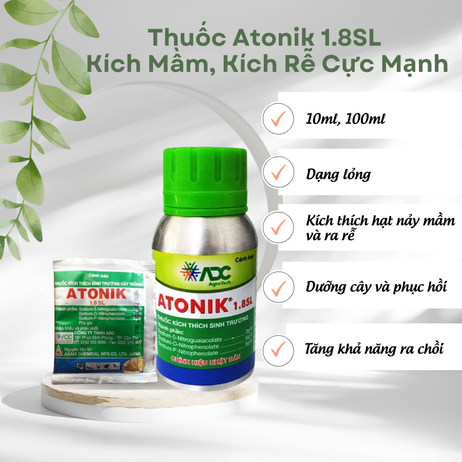 Thuốc Atonik 1.8SL – Kích Mầm, Kích Rễ Cực Mạnh 2