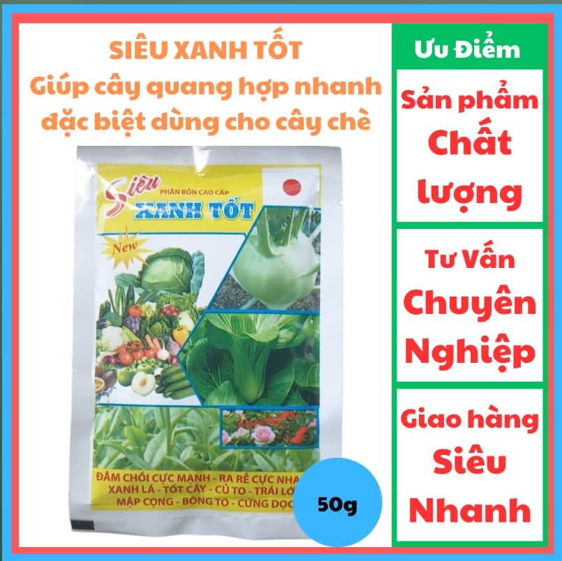 SIÊU XANH TỐT/Giúp cây quang hợp nhanh, xanh lá, cứng dọc, bền cây, nở bụi, cứng lá, to củ, đặc biệt dùng cho cây chè