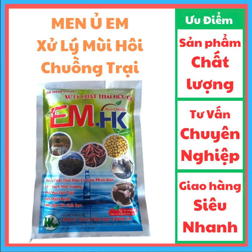 EM - MEN Ủ EM 200G - Xử Lý Mùi Hôi Chuồng Trại, Đệm Lót Sinh Học Hữu Cơ, Diệt Nấm Bệnh