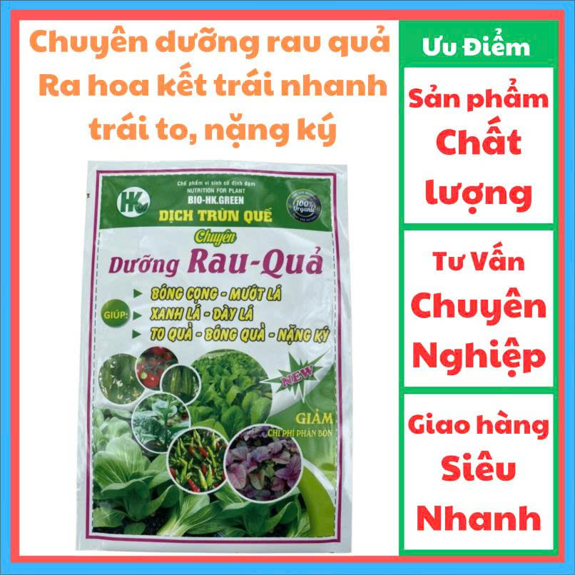 DỊCH TRÙN QUẾ DƯỠNG RAU QUẢ (100ML/GÓI)
