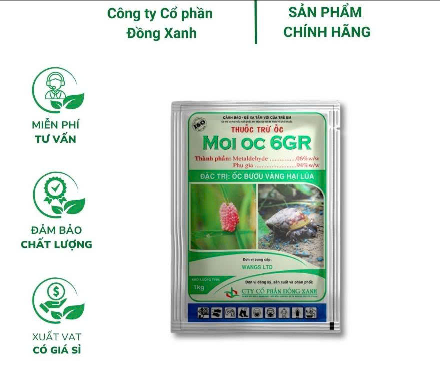 Bả trừ ốc MOI OC 6GR - Gói 100 gram