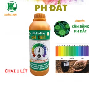 CÂN BẰNG pH ĐẤT KHÔNG GÂY CHAI ĐẤT, TĂNG VI SINH, HẠ PHÈN CHAI 1 LÍT