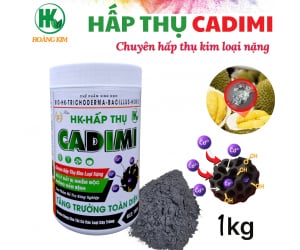 HÁP THỤ CADIMI, CHUYÊN HẤP THỤ KIM LOẠI NẶNG, HỦ 1KG, CẢI TẠO ĐẤT, NÂNG pH ĐẤT, XỬ LÝ ĐẤT BỊ NHIỄM ĐỘC NẶNG