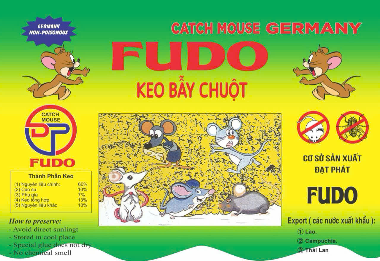 Keo Dính Chuột Fudo ( set 10 tấm )