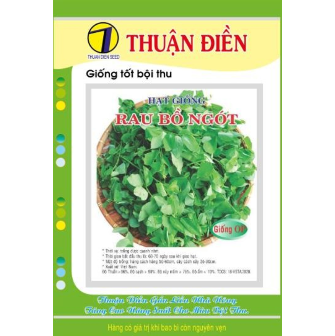 HẠT GIỐNG RAU BỒ NGÓT THUẬN ĐIỀN