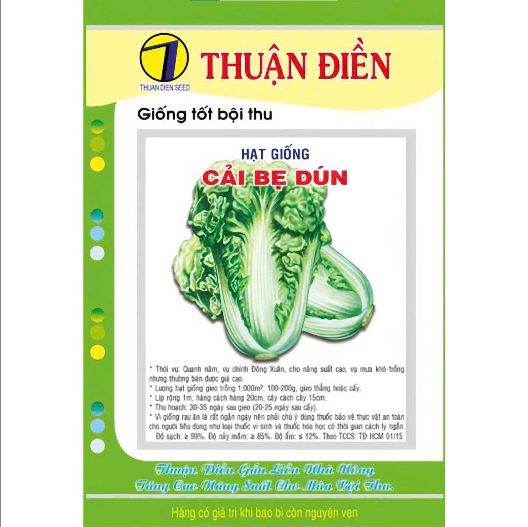 HẠT GIỐNG CẢI BẸ DÚN THUẬN ĐIỀN
