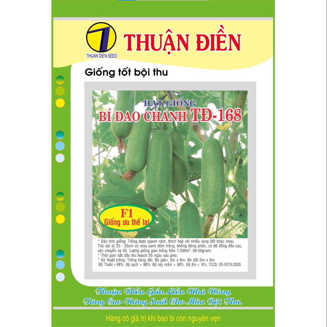 Hạt Giống Bí Đao Chanh Lai F1 TĐ 168