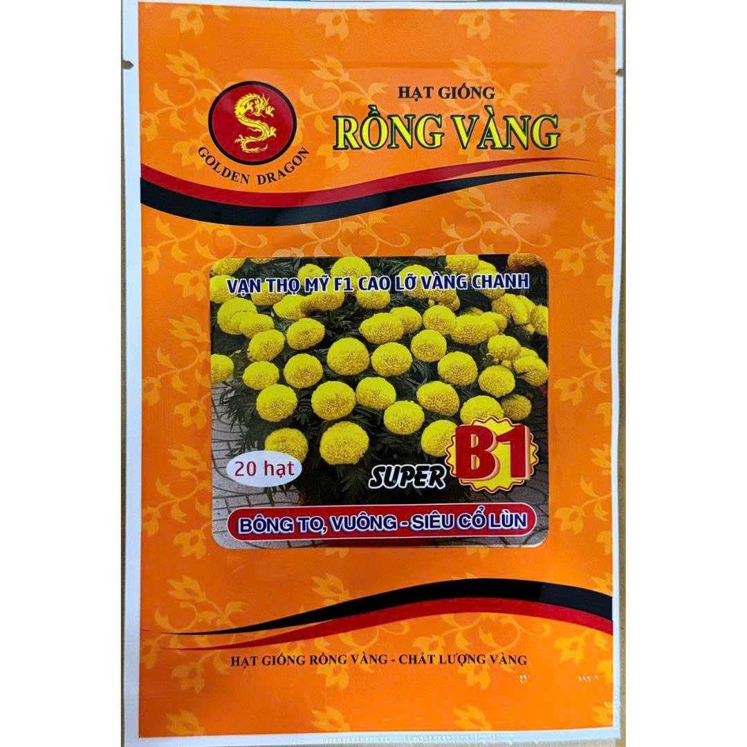 Hoa vạn thọ rồng vàng B1