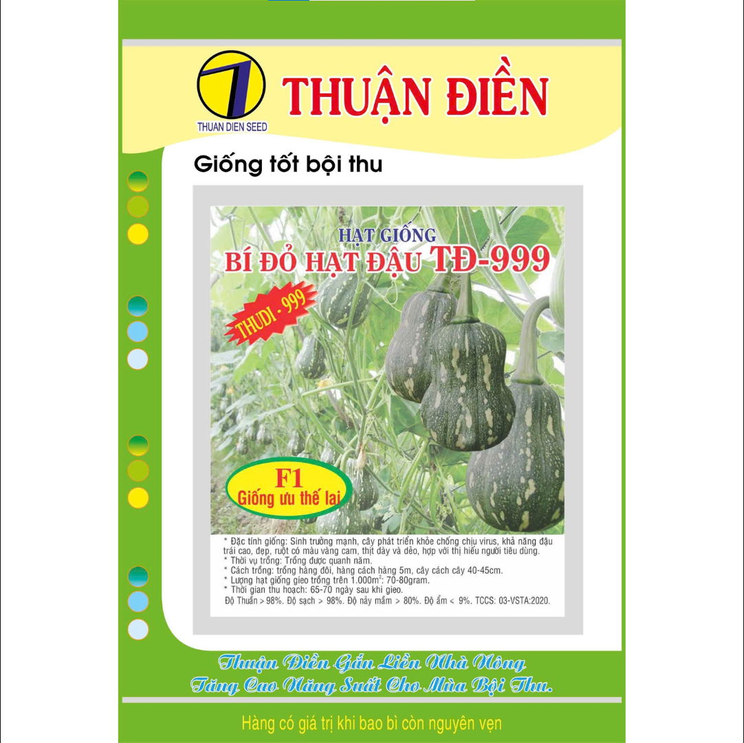 Bí Đỏ Đậu Lai F1 - TĐ 999
