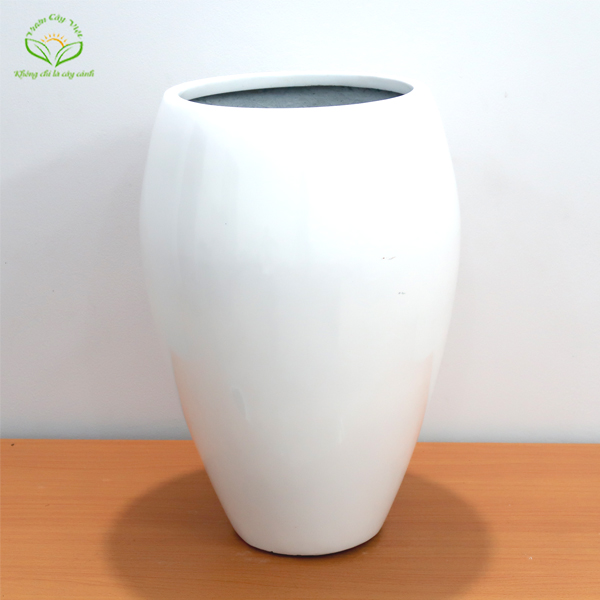 Chậu composite tròn đầu đạn- CP006