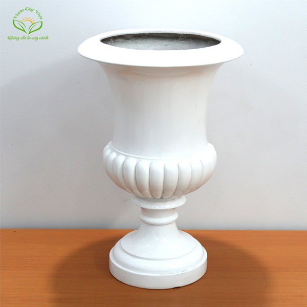 Chậu composite hình ly miệng vành – CP003