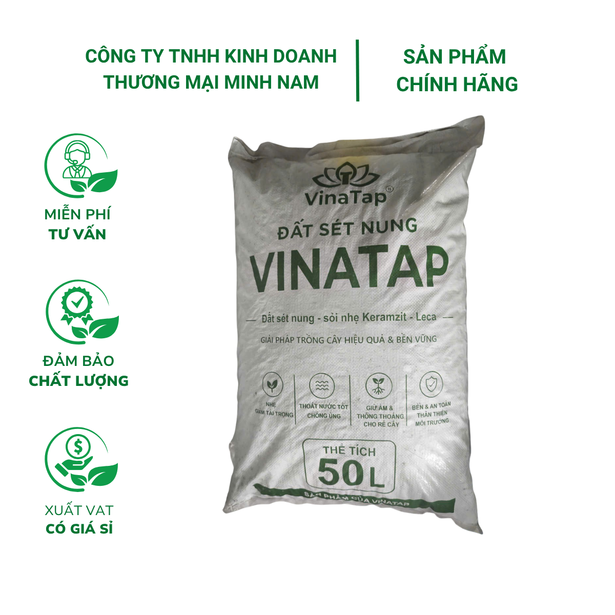 Viên đất nung sỏi nhẹ VINATAP 10-15mm