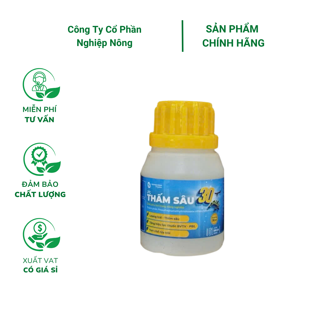 Chất bám dính lưu dẫn Thấm sâu 30 giây - Lọ 30ml