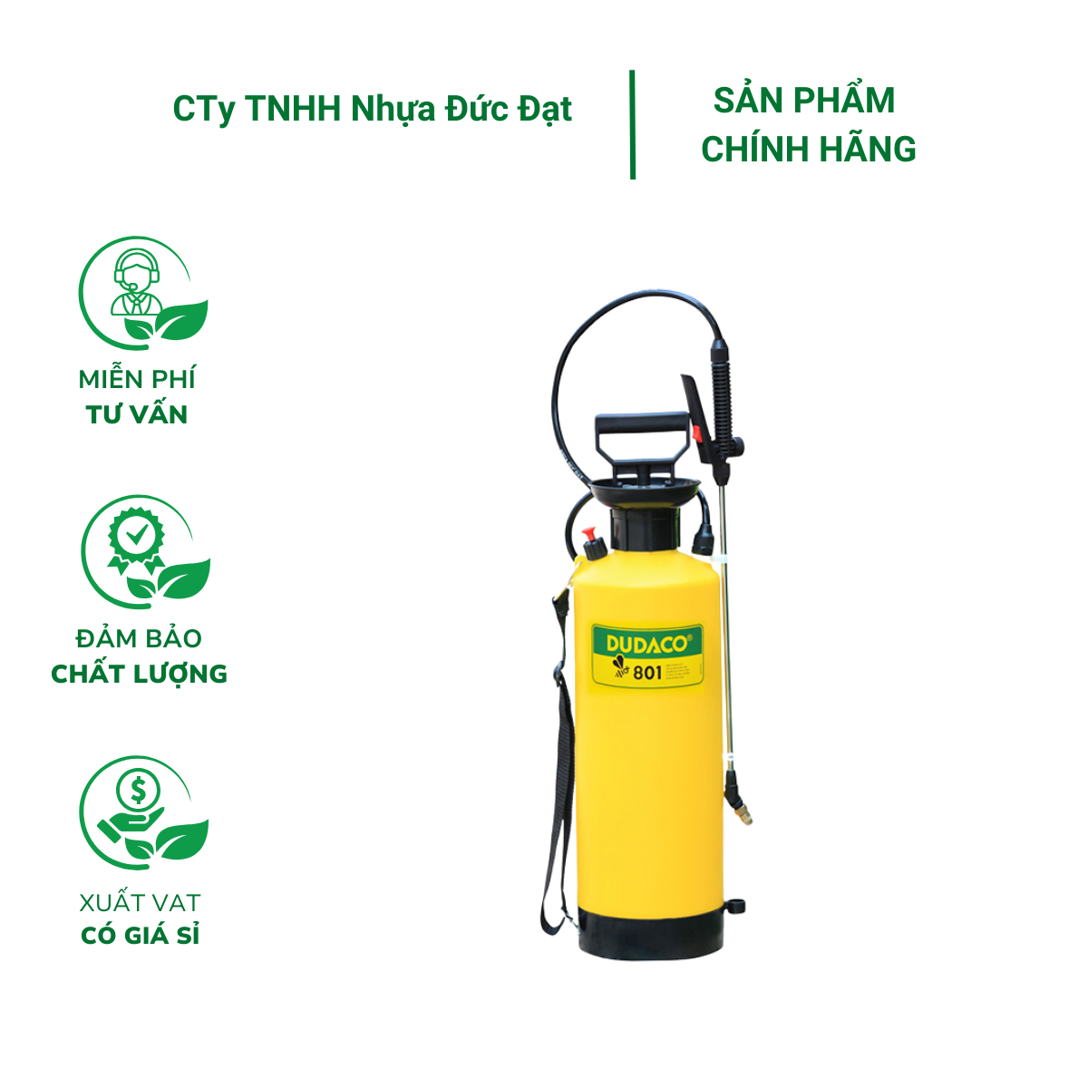 Bình xịt Dudaco 10 lít
