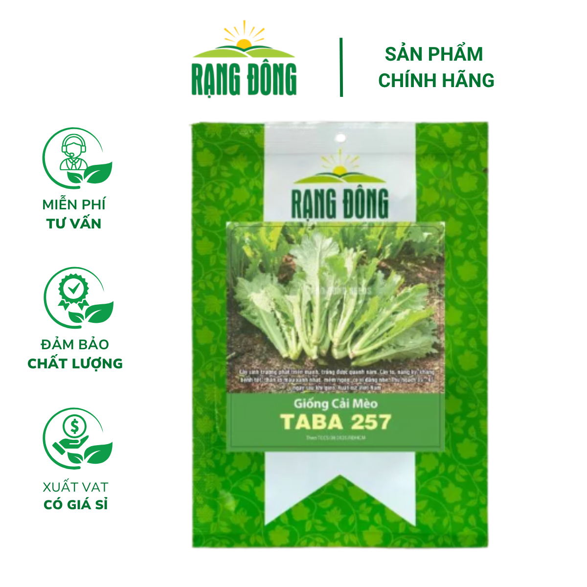 Hạt Giống Cải Mèo TABA 257 - Gói 20 Gram