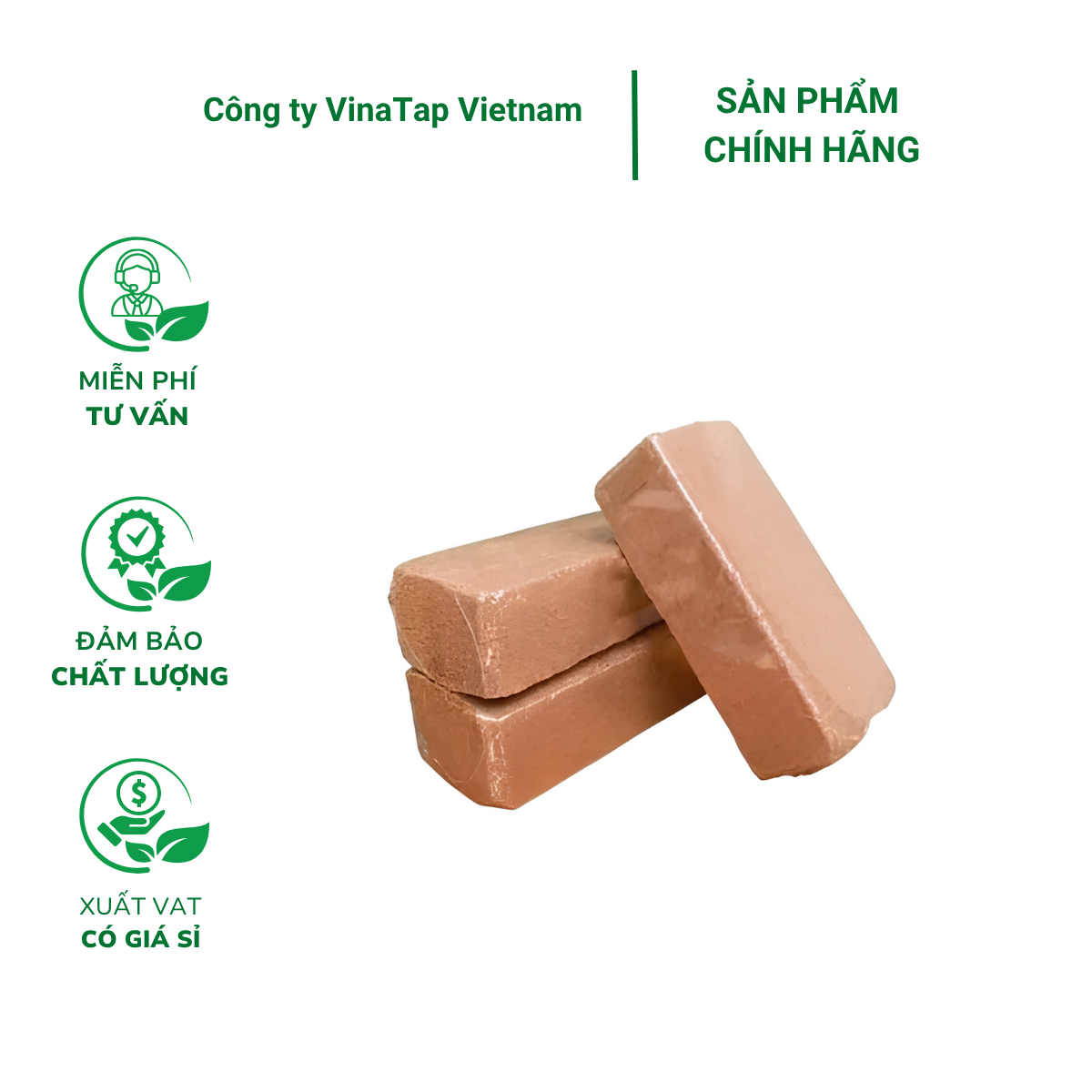 Viên nén xơ dừa dùng cho cây trồng, cây rau củ EC Thấp - 500 gram