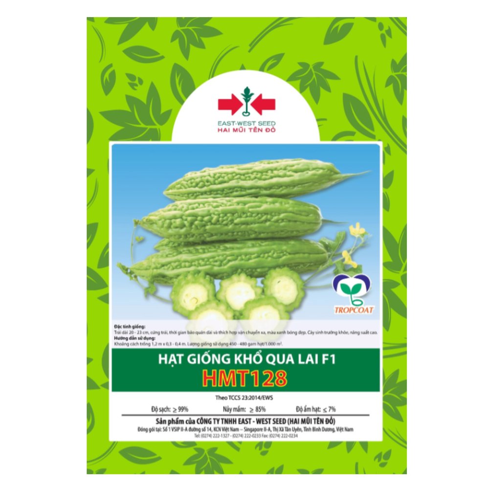 Hạt giống Khổ qua lai F1 HMT 128 East-West Seed (Hai Mũi Tên Đỏ)