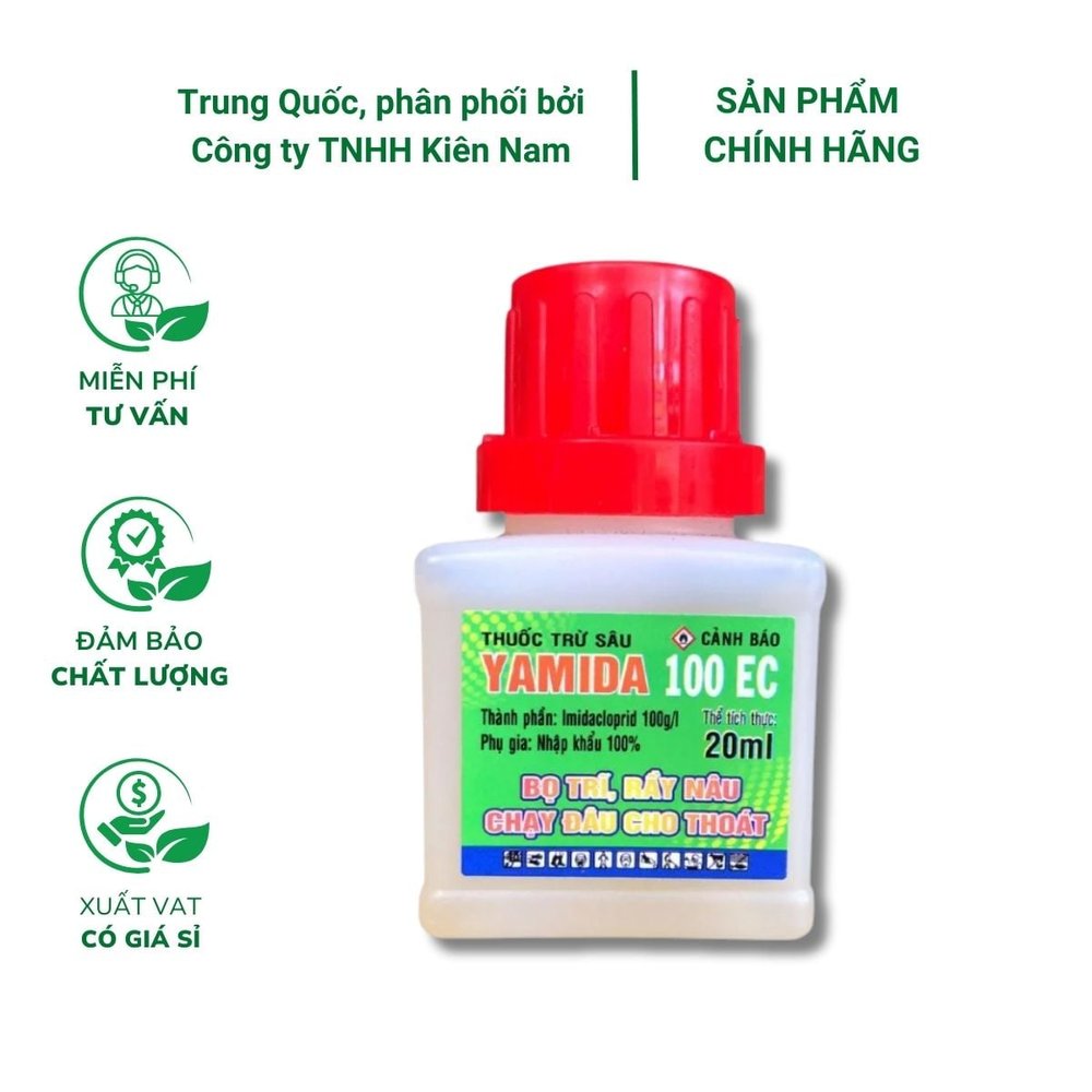 Thuốc trừ bọ trĩ - rầy trên cây trồng và hoa kiểng YAMIDA 100EC - Chai 20ml
