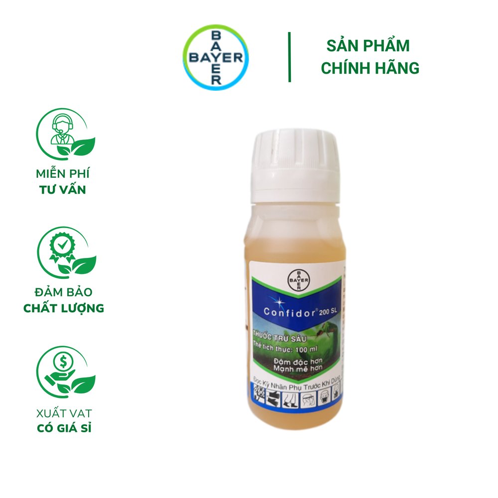 Confidor 200SL – Phòng trừ rệp sáp, rầy, bọ trĩ trên cây trồng
