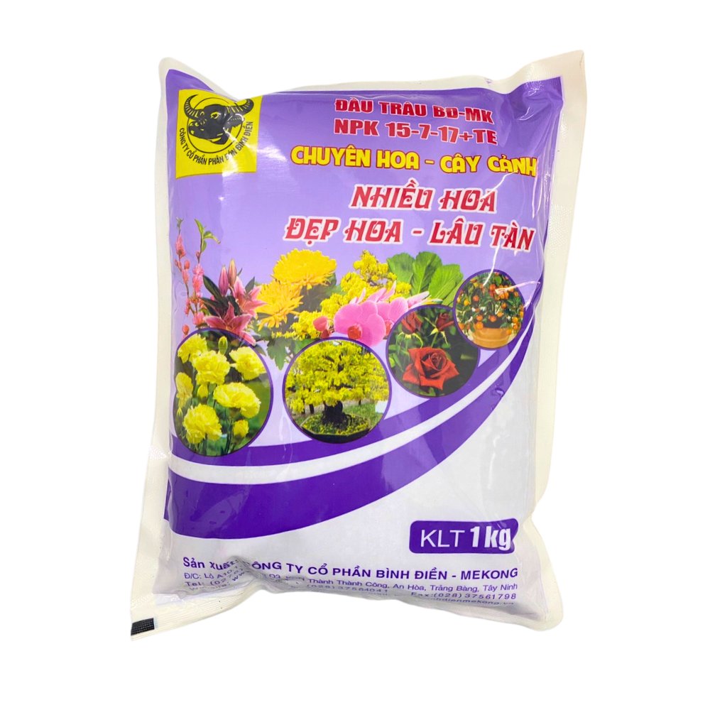 Phân đầu trâu BĐ-MK 15-7-17+TE - Túi 1kg