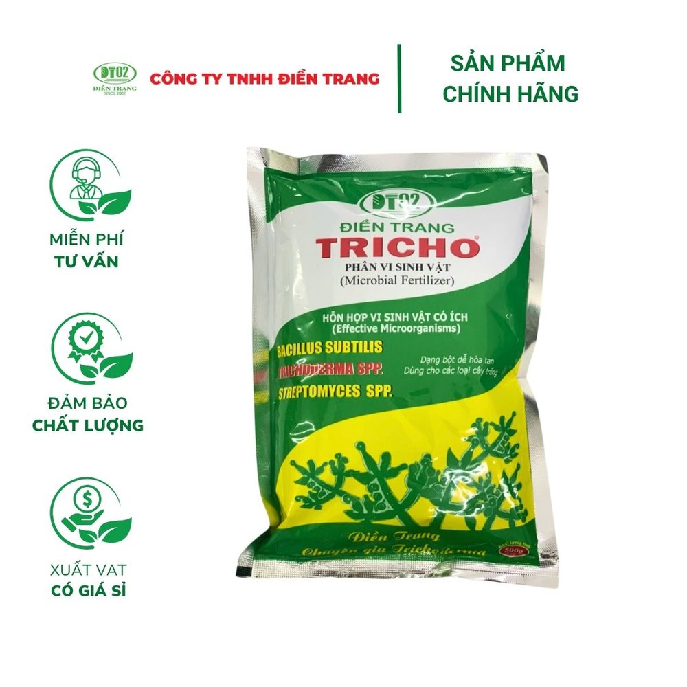 Nấm đối kháng Trichoderma  Điền Trang - Gói 500 gram