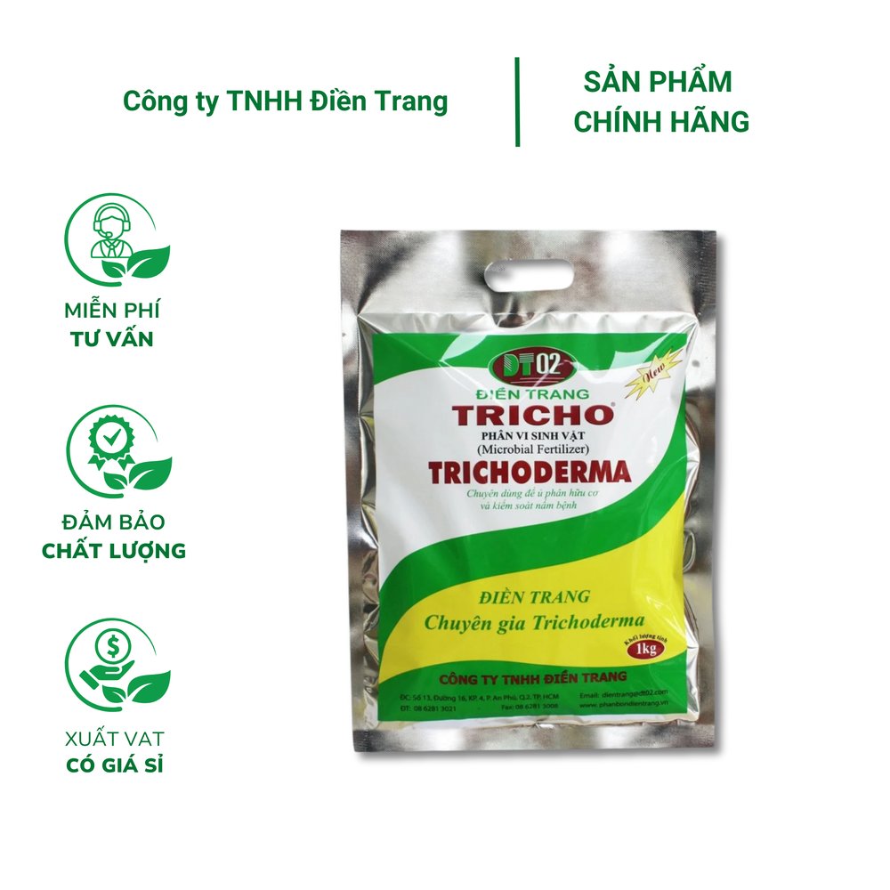Nấm Trichoderma Điền Trang (1kg) – Xử lý nấm bệnh hại, cải tạo đất trồng