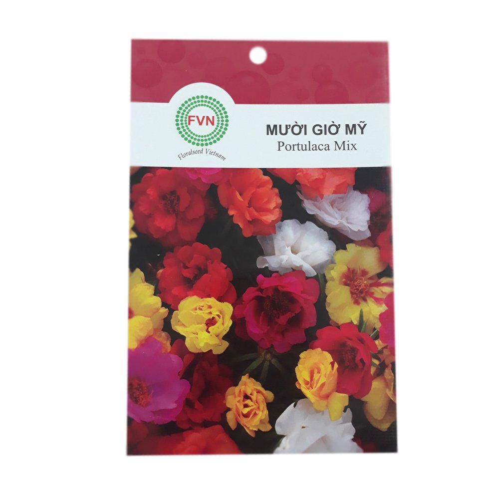 Hạt giống hoa Mười Giờ Mỹ FVN - Gói 10 hạt