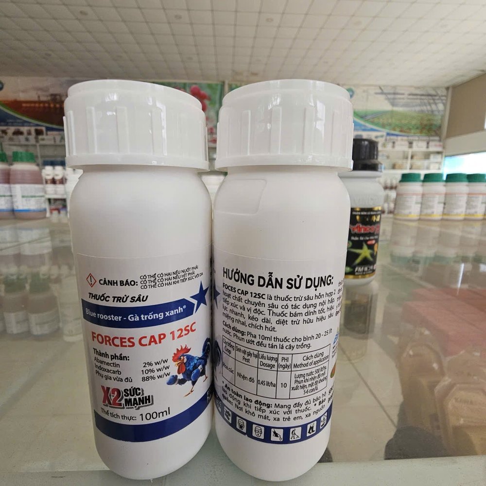 Thuốc Trừ Sâu Forces Cap 12SC (100ml) - Gà Trống Xanh (X2 Sức Mạnh)