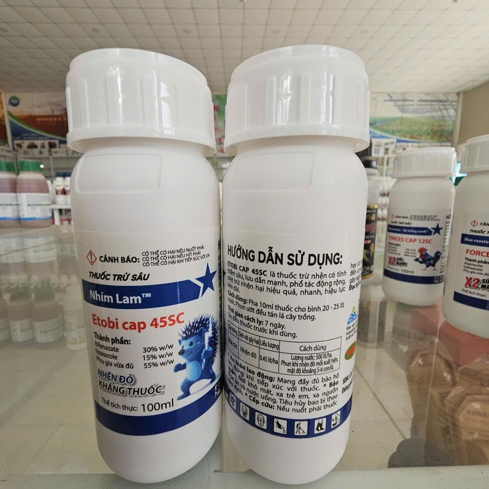Thuốc Trừ Nhện Đỏ Kháng Thuốc Etobi Cap 45SC (100ml) - Nhím Lam