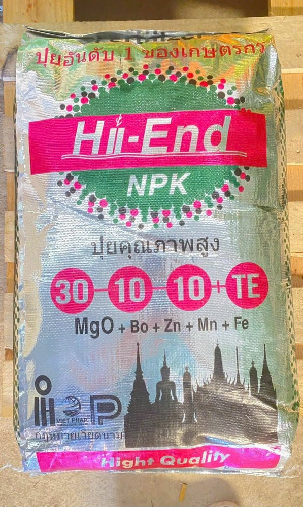 Phân Bón NPK Hi-End 30-10-10+TE (Thái Bạc) Nhập Khẩu Thái Lan – Kích Chồi Đâm Tược, Xanh Dày Lá