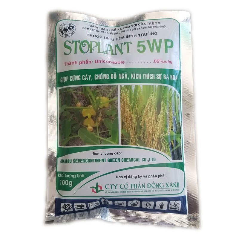Stoplant 5WP - Thuốc Điều Hòa Sinh Trưởng Cây Trồng - Giúp Cứng Cây, Chống Đổ Ngã, Kích Thích Sự Ra Hoa
