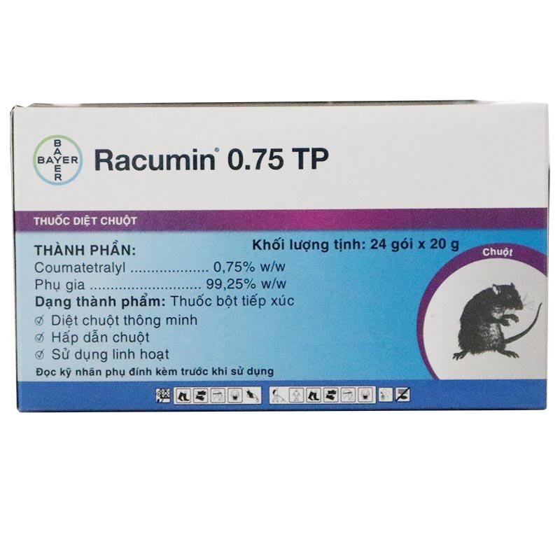 Thuốc Diệt Chuột Thông Minh Racumin 0.75TP Bayer 20gr