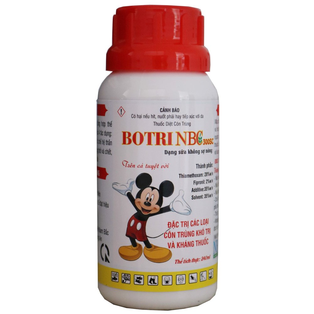 Thuốc Trừ Sâu BOTRI NBC 300SC - Dạng Sữa Không Sợ Nóng - Đặc trị các loại côn trùng khó trị và kháng thuốc - 240ml