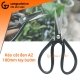 KÉO CẮT ĐEN 180MM TAY BƯỚM