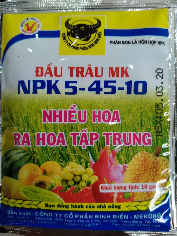COMBO 10 gói Phân bón lá Đầu Trâu MK 009 - 10gram