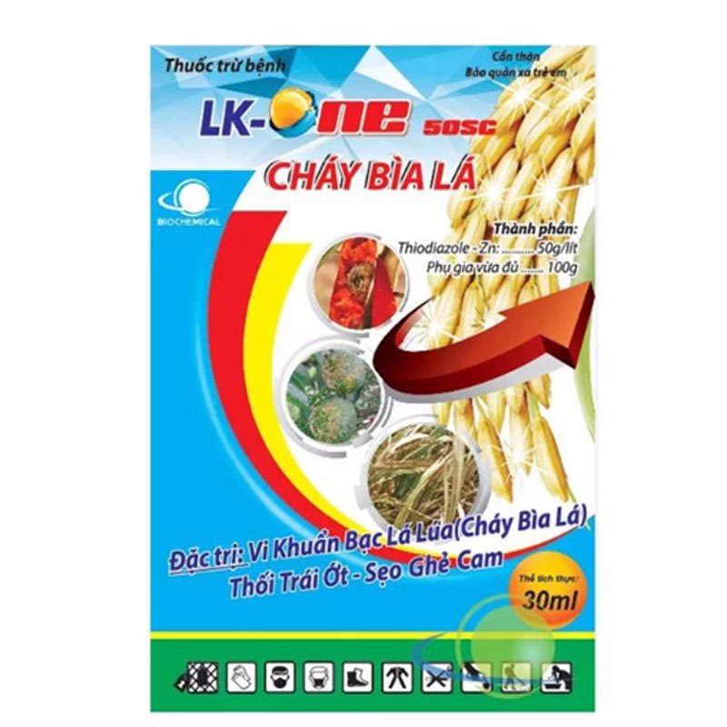 THUỐC TRỪ BỆNH LK-one 50SC - Hoạt chất: Thiodiazole – Zn