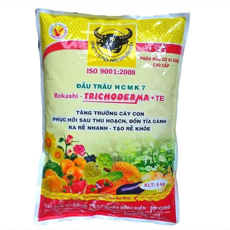 Phân Vi Sinh Hữu Cơ Cao Cấp Đầu Trâu - Gói 5kg