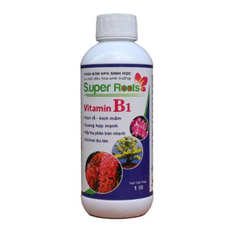 Phân bón NPK Sinh Học SUPER ROOTS VITAMIN B1 Chai 1L