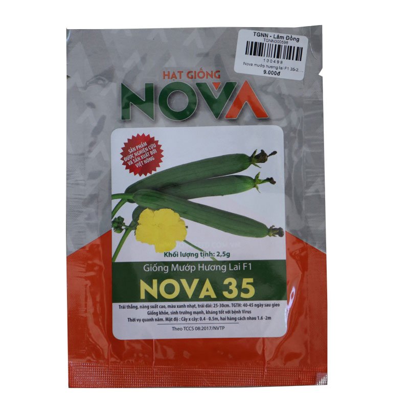 Hạt giống Mướp Hương Lai F1, Nova 35 - Hạt Giống Nova