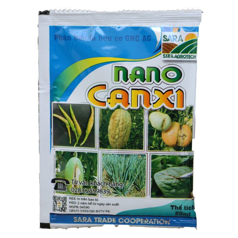 Phân bón lá hữu cơ GNC AG - Nano Canxi