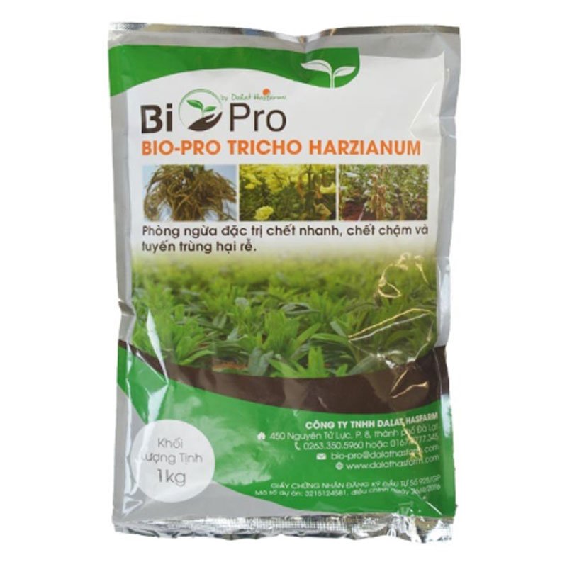 BIO-PRO Tricho Harzianum - Phòng ngừa các nấm bệnh trong đất và hỗ trợ tiêu diệt tuyến trùng