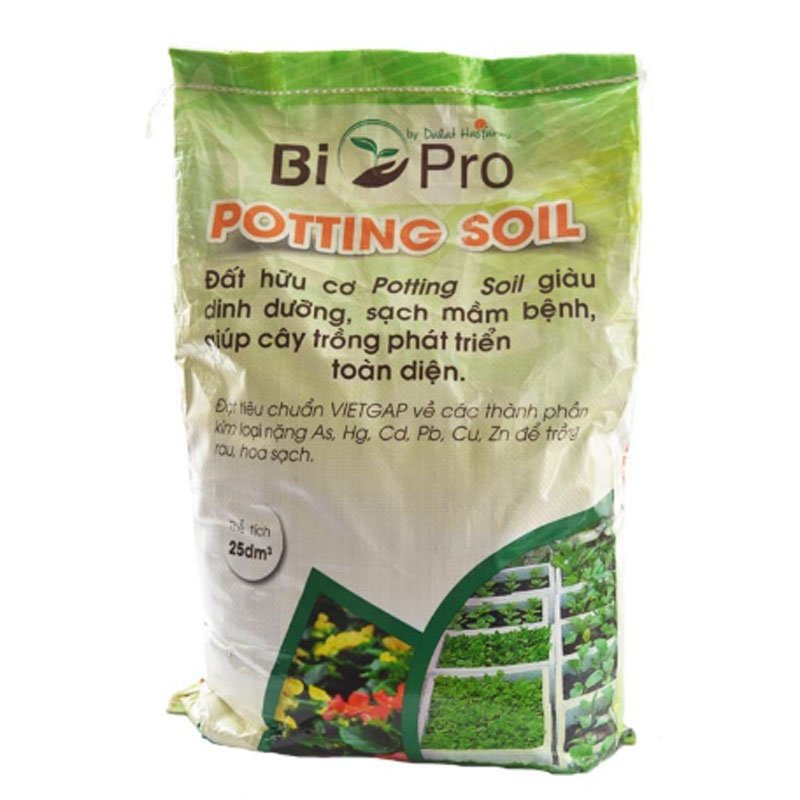 ĐẤT HỮU CƠ Potting Soil - Hỗn hợp giá thể hữu cơ sử dụng để trồng cây, rau, hoa