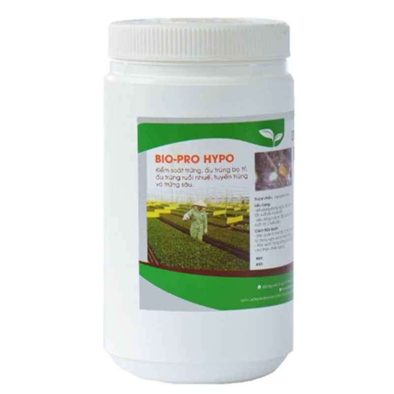 BIO-PRO HYPO - Kiểm soát ấu trùng ruồi nhuế, bọ trĩ ở các giai đoạn trong đất bằng thiên địch
