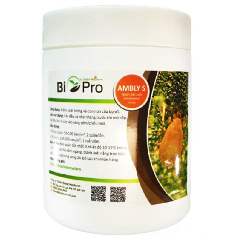 BIO-PRO AMBLY S - Diệt trừ Bọ Phấn bằng thiên địch