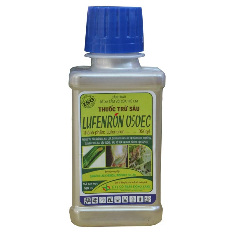 LUFENRON 050EC - Đặc trị sâu cuốn lá, sâu xanh da láng, sâu đục quả, sâu vẽ bùa, sâu tơ