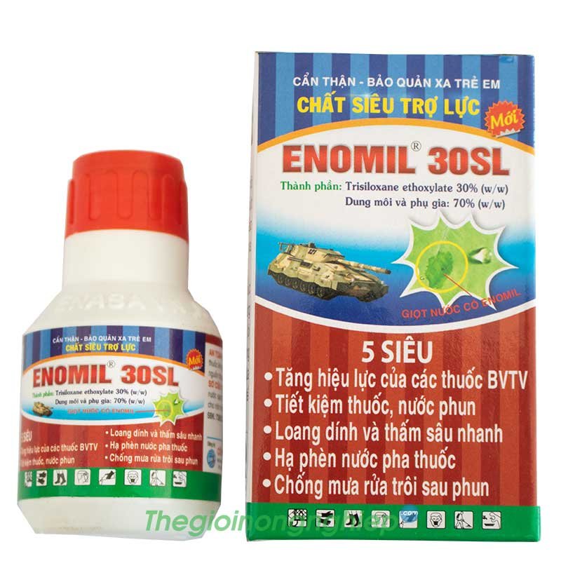 ENOMIL 30SL - Tăng Cường Độ Bám Dính Cho Các Loại Thuốc Bảo Vệ Thực Vật